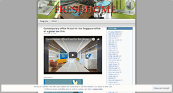 Desktop Screenshot of freshhome.wordpress.com