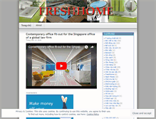 Tablet Screenshot of freshhome.wordpress.com