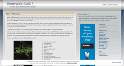 Desktop Screenshot of generationlost.wordpress.com