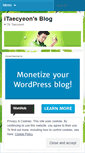 Mobile Screenshot of itaecyeon.wordpress.com