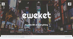 Desktop Screenshot of eweket.wordpress.com