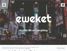 Tablet Screenshot of eweket.wordpress.com