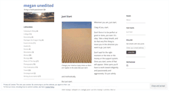 Desktop Screenshot of meganunedited.wordpress.com