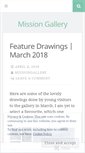 Mobile Screenshot of missiongallery.wordpress.com