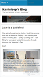 Mobile Screenshot of ikantsleep.wordpress.com