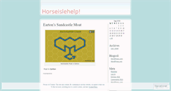 Desktop Screenshot of horseislehelp.wordpress.com