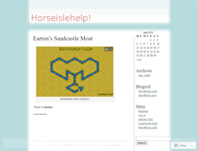 Tablet Screenshot of horseislehelp.wordpress.com