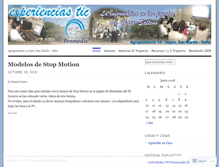 Tablet Screenshot of experienciastic.wordpress.com