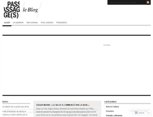 Tablet Screenshot of leblogdepassages.wordpress.com