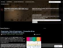 Tablet Screenshot of impressionimusicali.wordpress.com