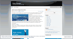 Desktop Screenshot of forexmanager.wordpress.com