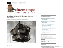 Tablet Screenshot of cinematopo.wordpress.com