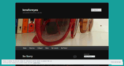 Desktop Screenshot of lensforeyes.wordpress.com