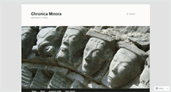 Desktop Screenshot of chronicaminora.wordpress.com