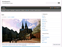 Tablet Screenshot of kimikanen.wordpress.com