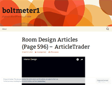 Tablet Screenshot of boltmeter1.wordpress.com