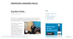 Desktop Screenshot of professorleonardomello.wordpress.com