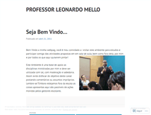Tablet Screenshot of professorleonardomello.wordpress.com