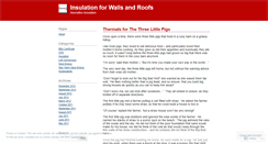 Desktop Screenshot of insulationforwallsandroofs.wordpress.com