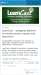 Mobile Screenshot of learncast.wordpress.com
