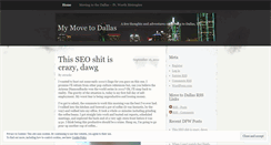 Desktop Screenshot of mymovetodallas.wordpress.com