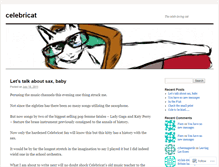 Tablet Screenshot of celebricat.wordpress.com