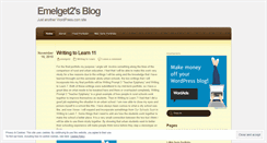 Desktop Screenshot of emelget2.wordpress.com