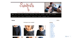 Desktop Screenshot of bubiknits.wordpress.com