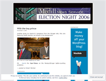Tablet Screenshot of electionnight2006.wordpress.com