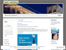Tablet Screenshot of gallycat.wordpress.com