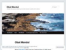 Tablet Screenshot of obatmandul413.wordpress.com