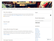 Tablet Screenshot of nutmeggerdiaries.wordpress.com
