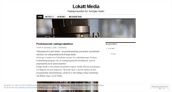 Desktop Screenshot of lokattmedia.wordpress.com