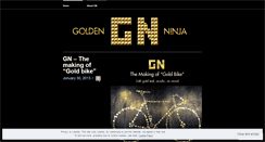 Desktop Screenshot of goldenninja.wordpress.com