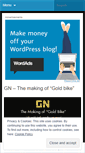 Mobile Screenshot of goldenninja.wordpress.com