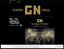 Tablet Screenshot of goldenninja.wordpress.com
