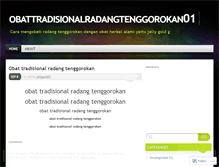 Tablet Screenshot of obattradisionalradangtenggorokan01.wordpress.com