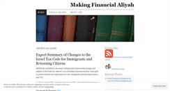 Desktop Screenshot of financialaliyah.wordpress.com