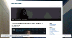 Desktop Screenshot of makeanappointment.wordpress.com