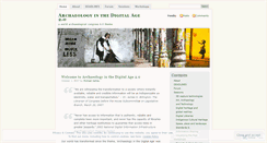 Desktop Screenshot of digitalarchaeology.wordpress.com