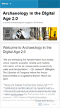 Mobile Screenshot of digitalarchaeology.wordpress.com