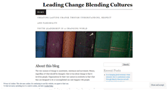 Desktop Screenshot of leadingchangeblendingcultures.wordpress.com