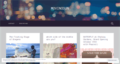 Desktop Screenshot of movingsun.wordpress.com