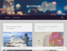 Tablet Screenshot of movingsun.wordpress.com