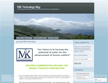 Tablet Screenshot of miktechnology.wordpress.com
