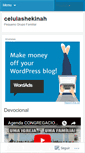 Mobile Screenshot of celulashekinah.wordpress.com