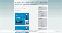 Desktop Screenshot of manyagre.wordpress.com