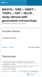 Mobile Screenshot of manyagre.wordpress.com