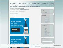 Tablet Screenshot of manyagre.wordpress.com