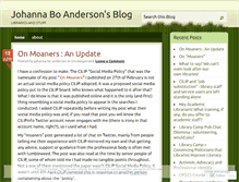 Tablet Screenshot of johannaboanderson.wordpress.com